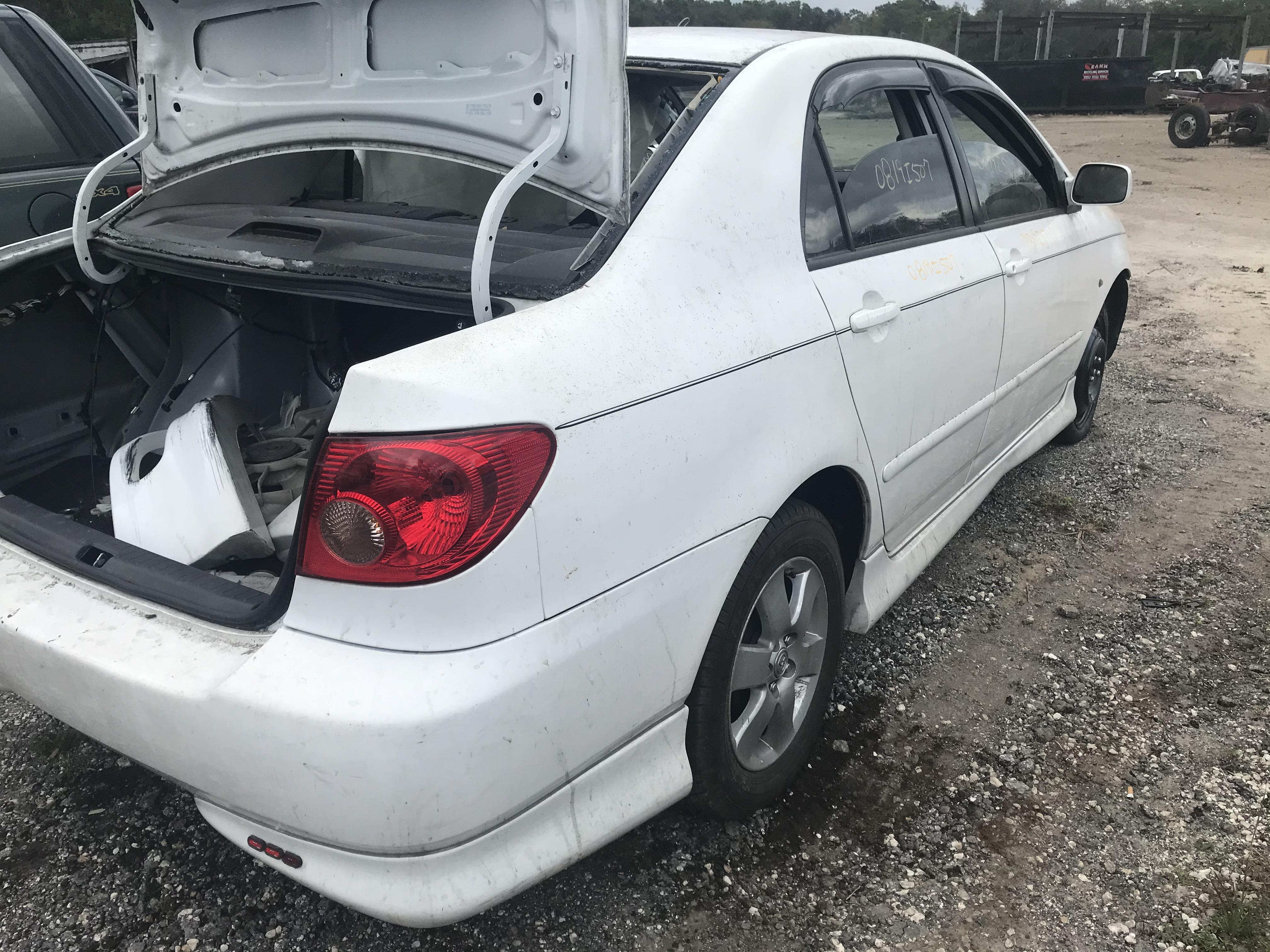 Toyota Corolla Open Hood