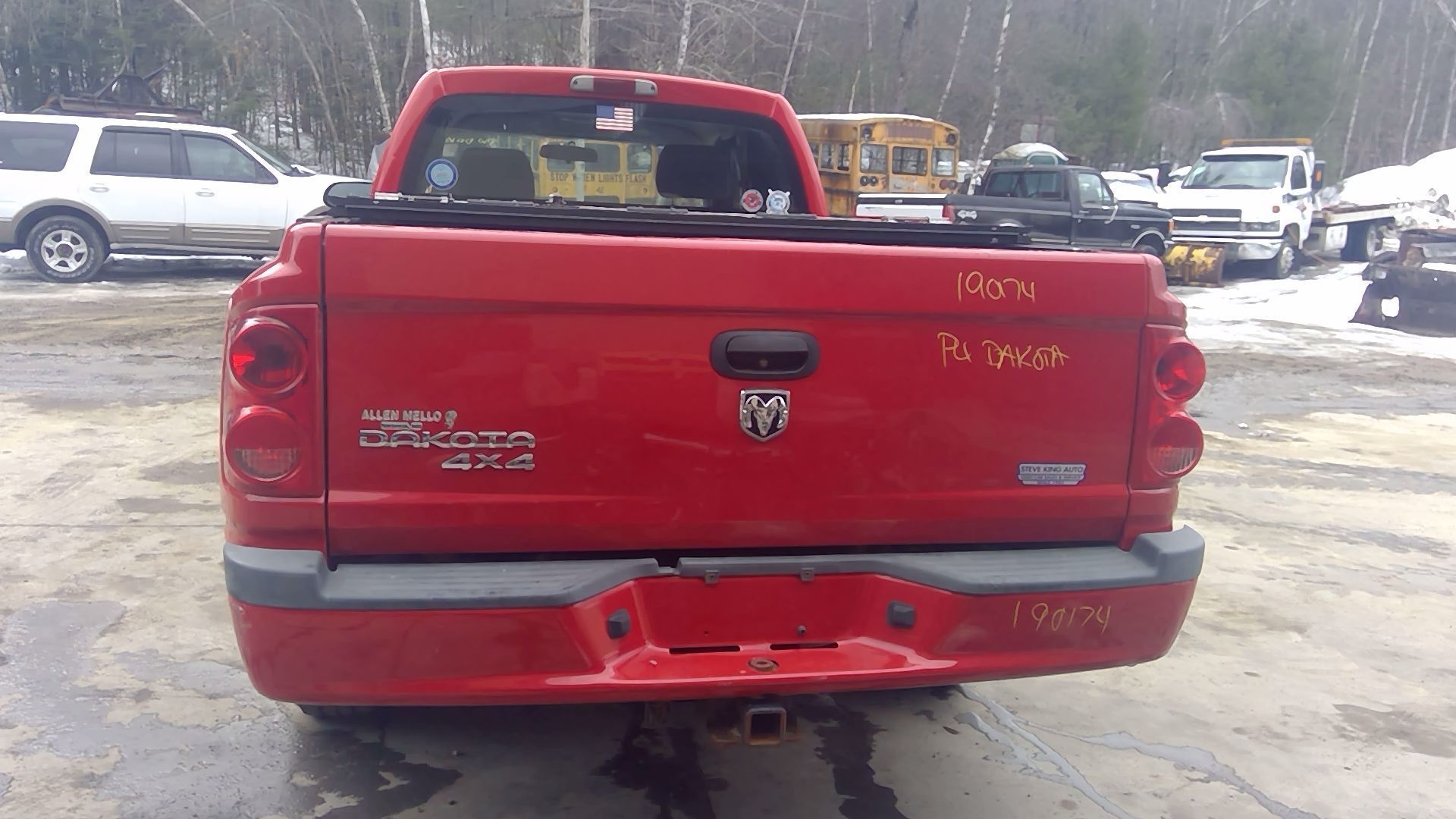 Dodge Dakota Rear End Identification